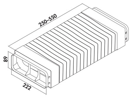 Compair Prime flow® P-RBFLEX systeem 150 buisbocht met flexibele buis
