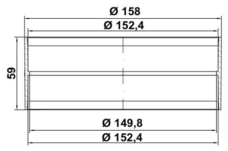 R-VBS 150 ronde buisverbinding