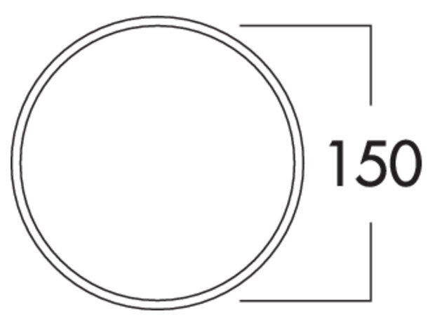 Compair Prime Flow&reg; P-Turbo 150 muurdoorvoerunit incl. THERMOBOX