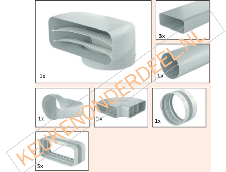 Prime 150 set 2 met vlakke buizen