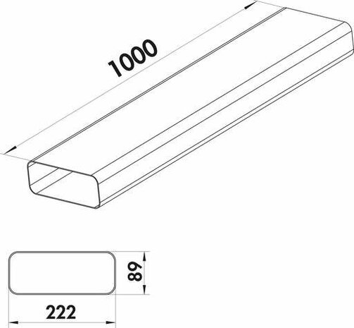 Compair Prime Flow&reg; P-VRO 150 vlakke buis