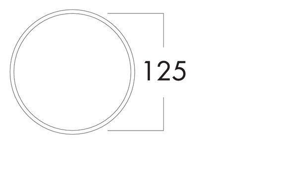 E-Jal Col&reg; 125 muurdoorvoerunit incl. THERMOBOX rond